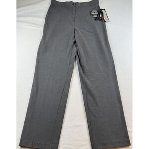 NWT Pantology Slender Fit Women Dress Pants Size 8 Gray Stretch Career Trousers